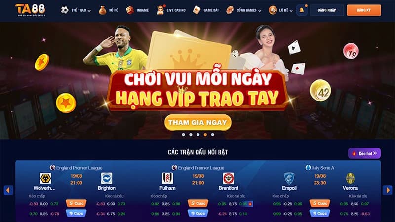 Giới thiệu nhà cái cá cược TA88