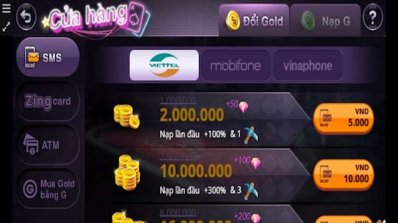 Cách chuyển gold trong Zingplay để chơi game cụ thể